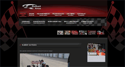 Desktop Screenshot of gokartarena.hu